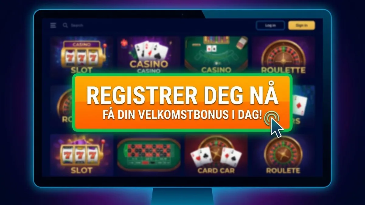 Registrer deg med bonus